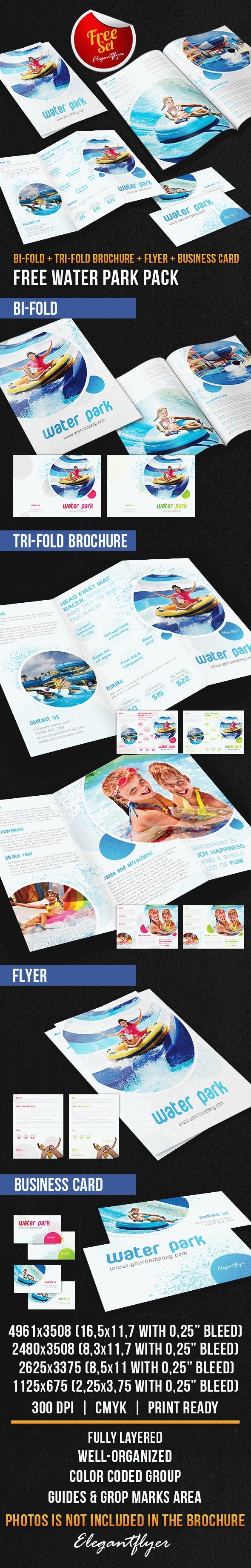 Pack de brochures du parc aquatique by ElegantFlyer