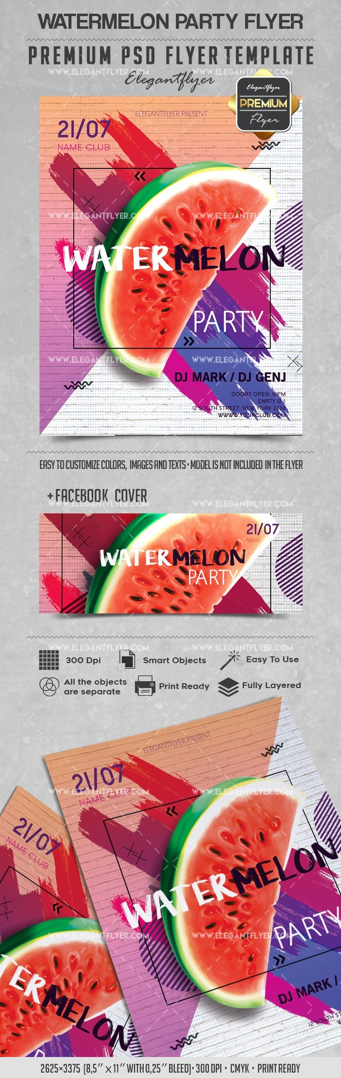 Watermelon Party by ElegantFlyer