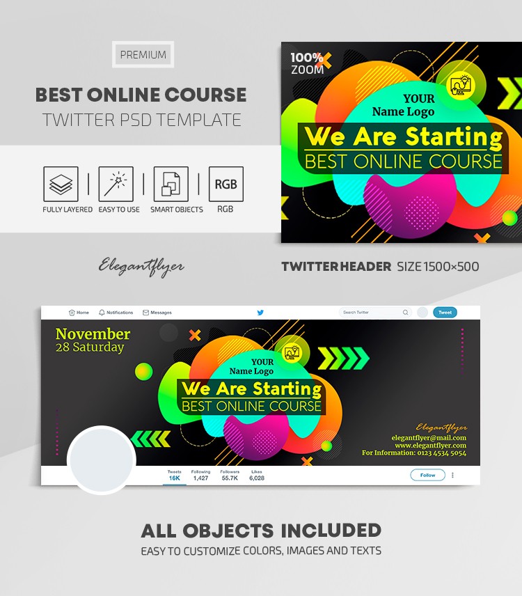 Best online Course by ElegantFlyer