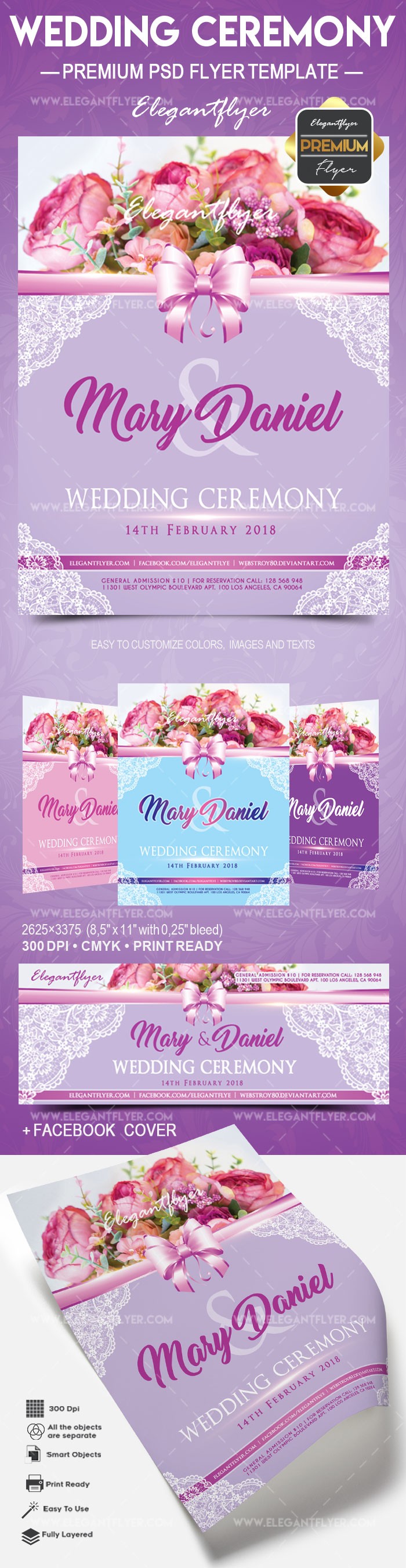 Cérémonie de mariage by ElegantFlyer