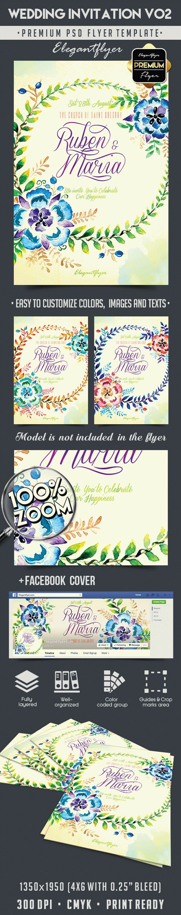 Invitación de Boda V02 by ElegantFlyer