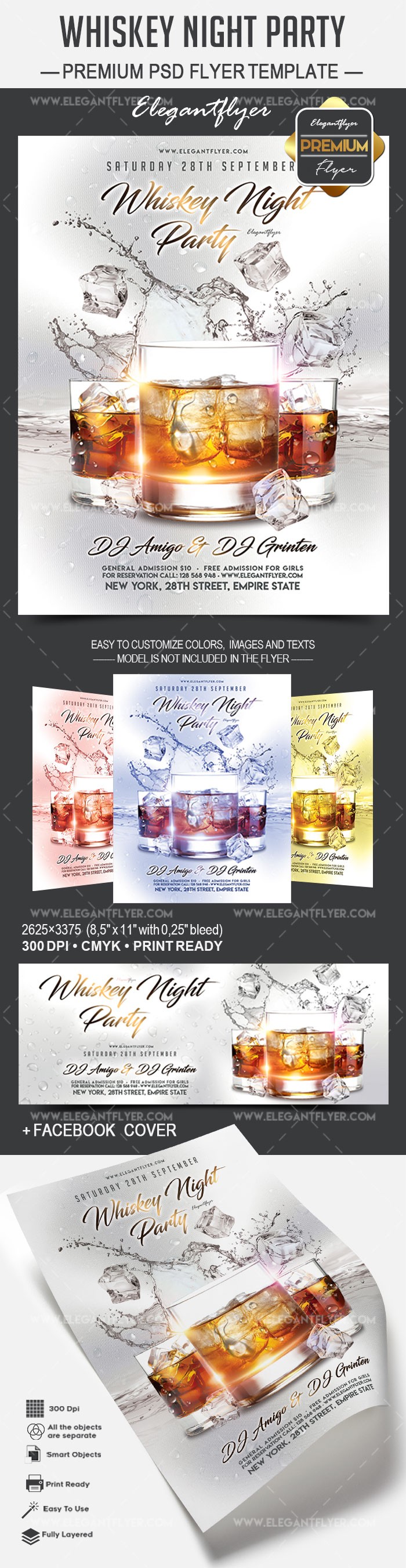 Impreza z whisky w nocy by ElegantFlyer Impreza z whisky w nocy by ElegantFlyer