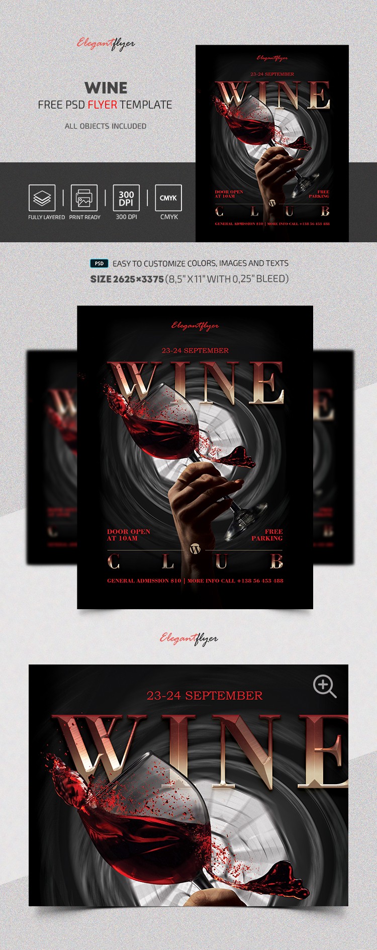 Wein by ElegantFlyer