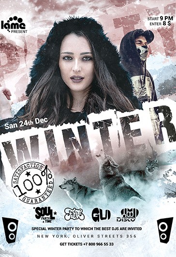 Get the Winter Après Ski Party Flyer Template - PSD Flyer - FFFLYER