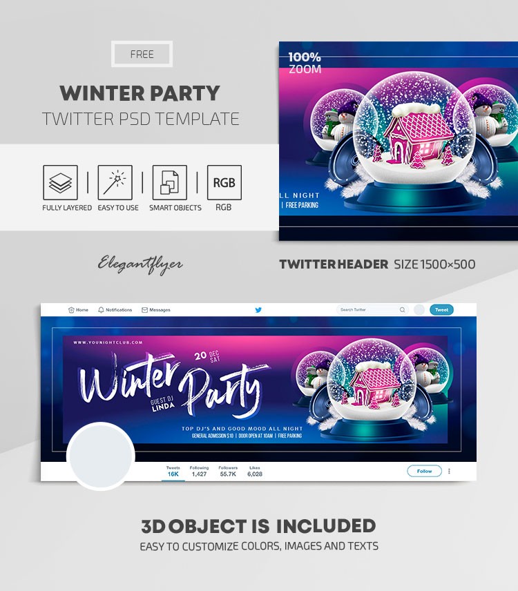 Winterparty by ElegantFlyer