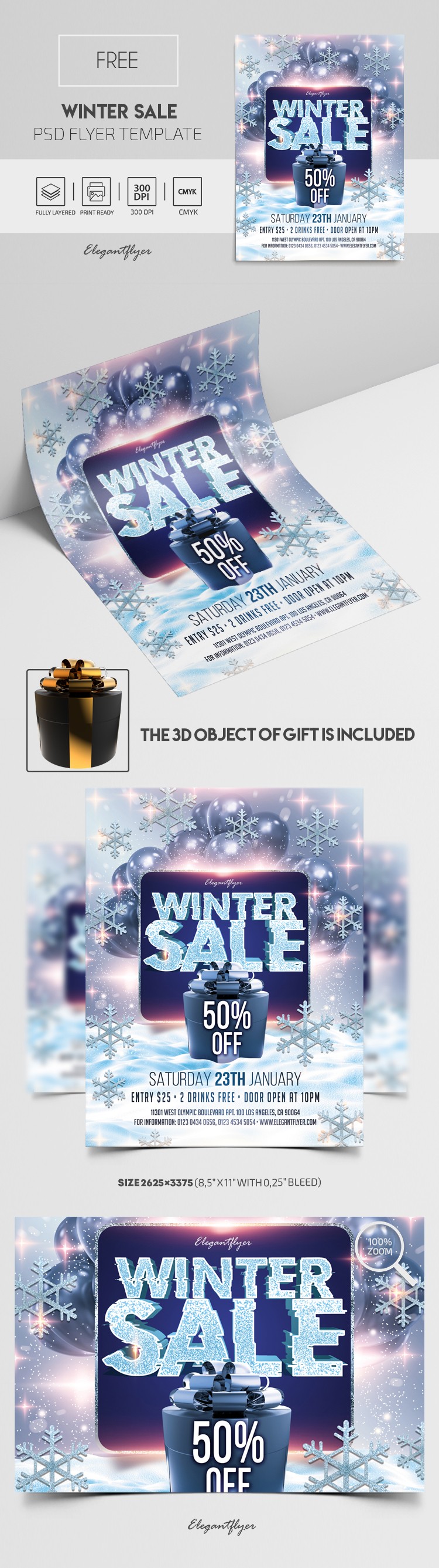 Winter Sale by ElegantFlyer