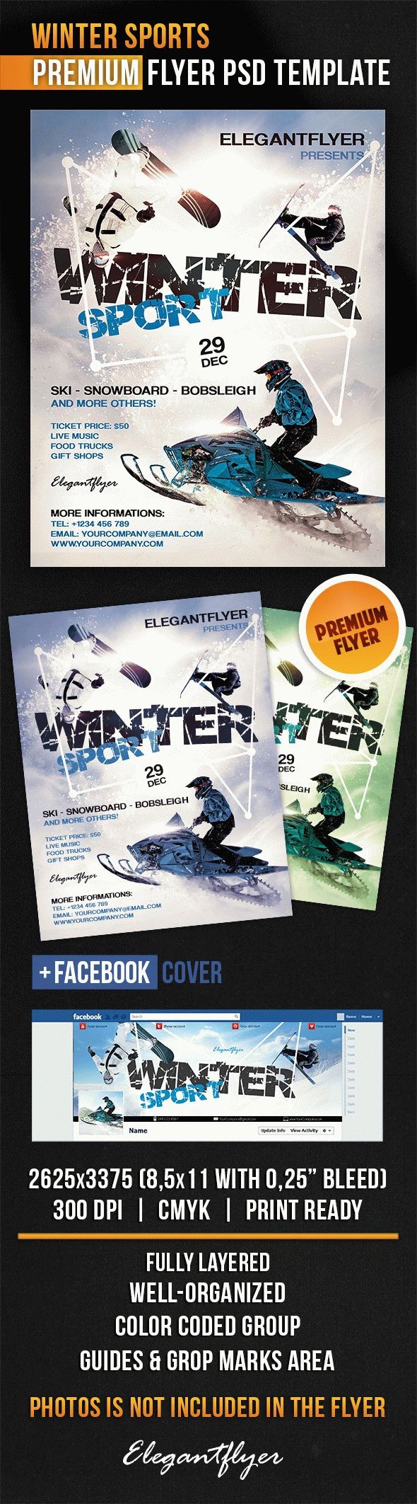 Esportes de Inverno by ElegantFlyer