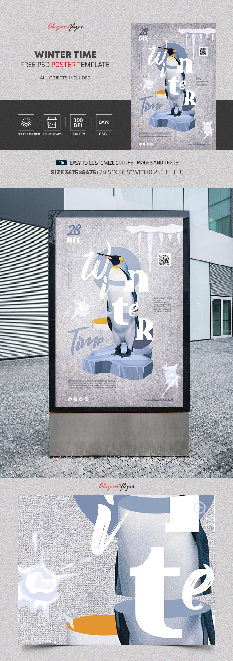 Winterzeit Poster by ElegantFlyer