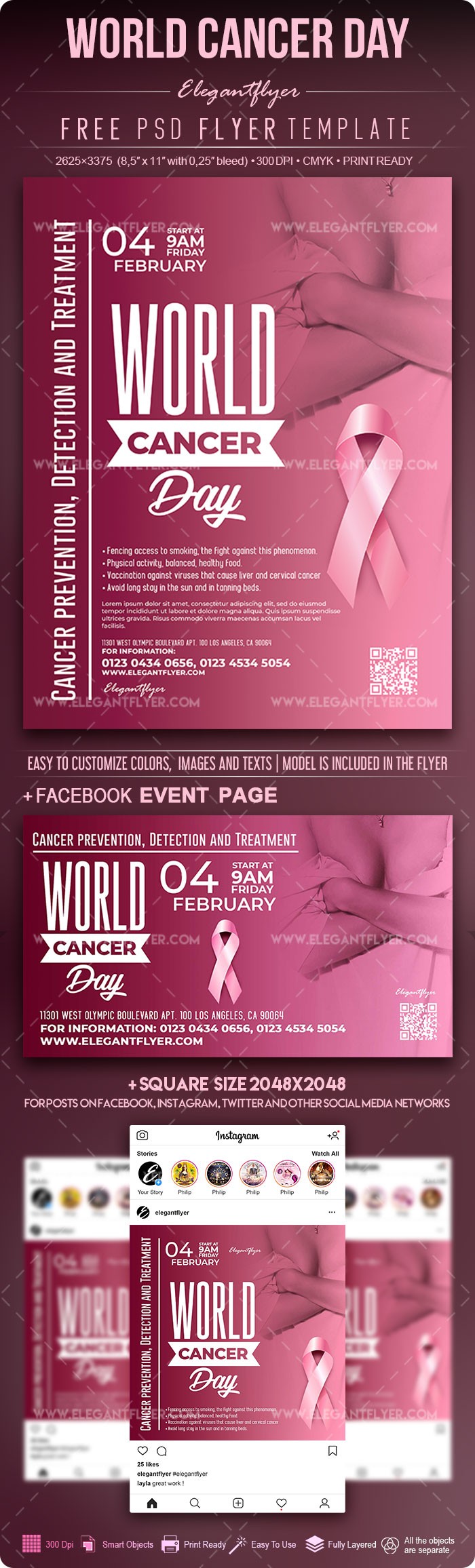 World Cancer Day by ElegantFlyer