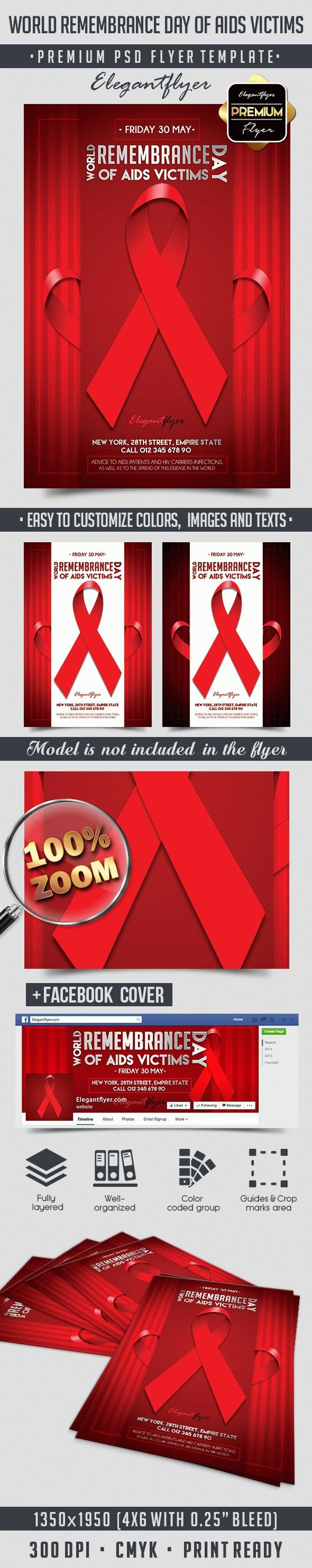 Giornata Mondiale della Memoria delle Vittime dell'AIDS by ElegantFlyer