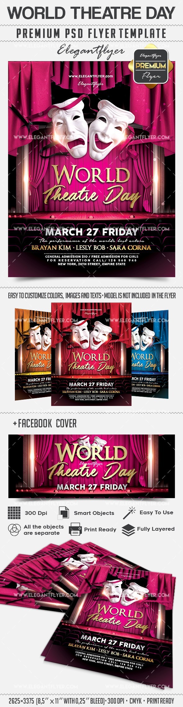 World Theatre Day by ElegantFlyer