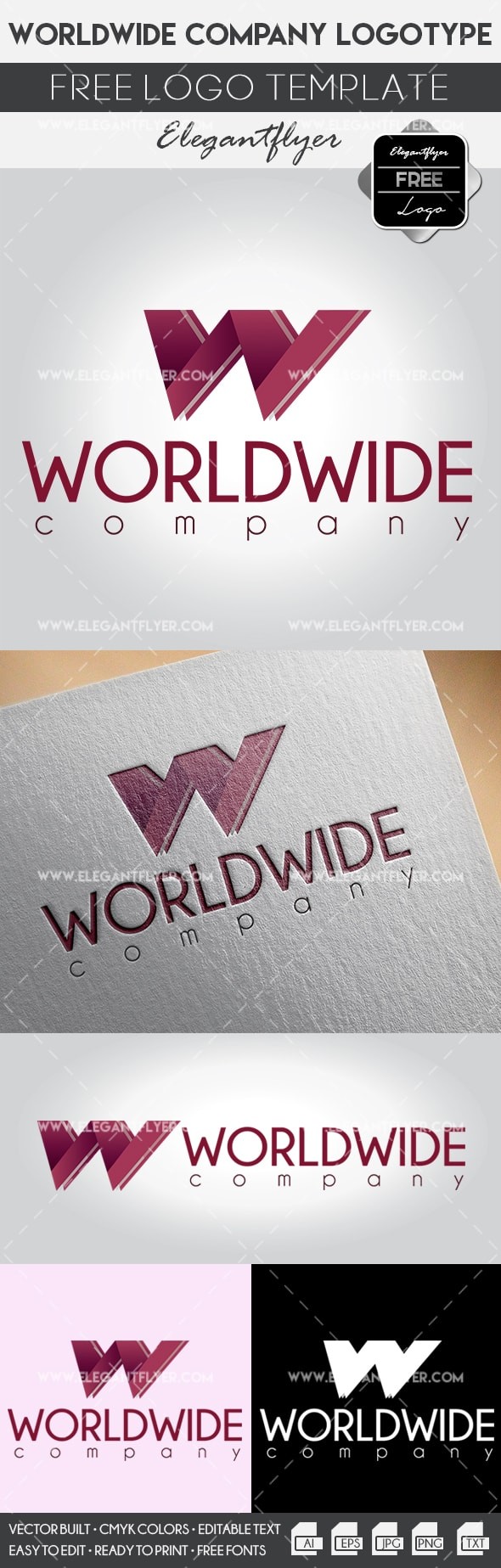 Worldwide Company by ElegantFlyer