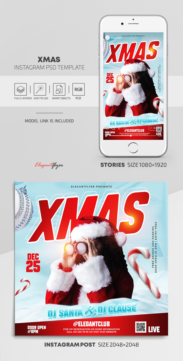 Navidad en Instagram by ElegantFlyer