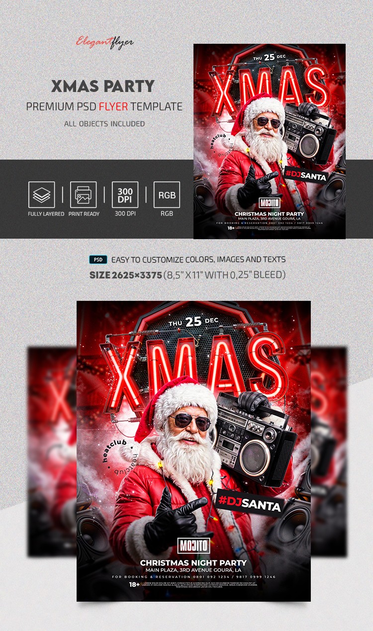 Folheto da Festa de Natal by ElegantFlyer