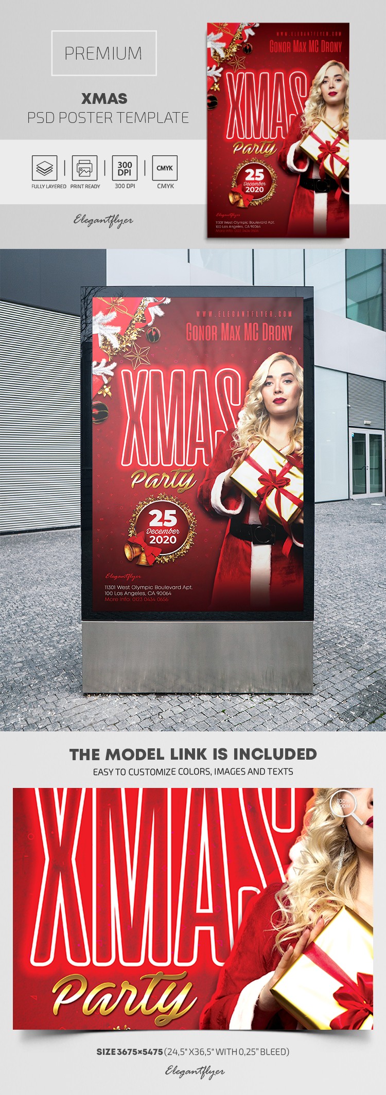 Plakat świąteczny by ElegantFlyer