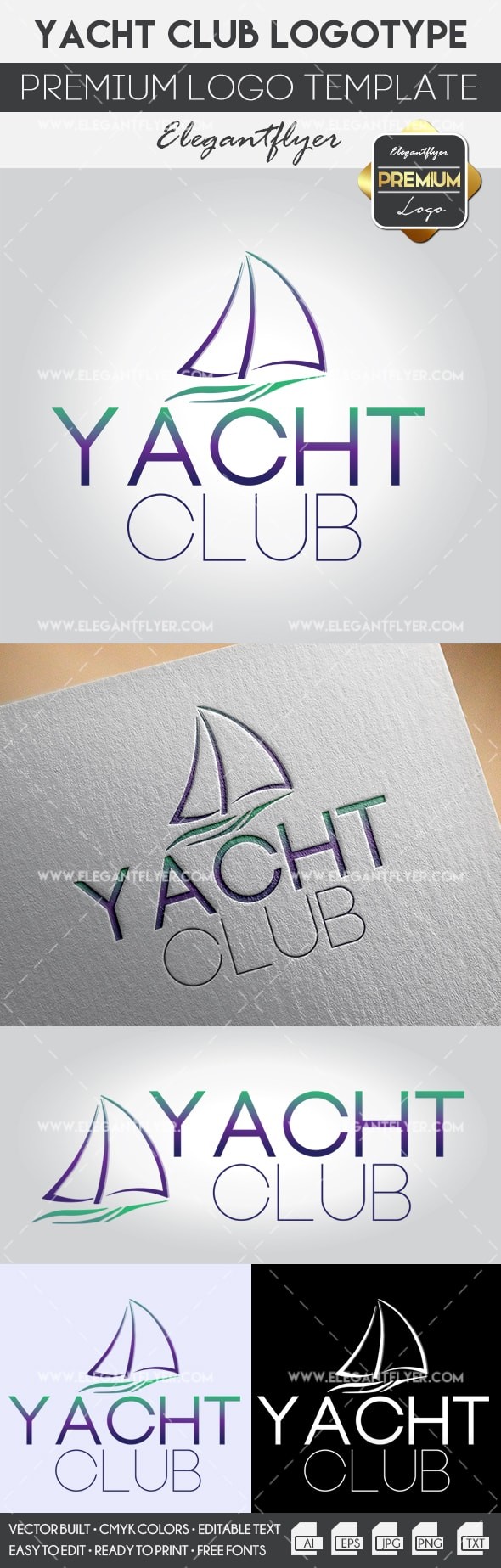 Club de yacht by ElegantFlyer