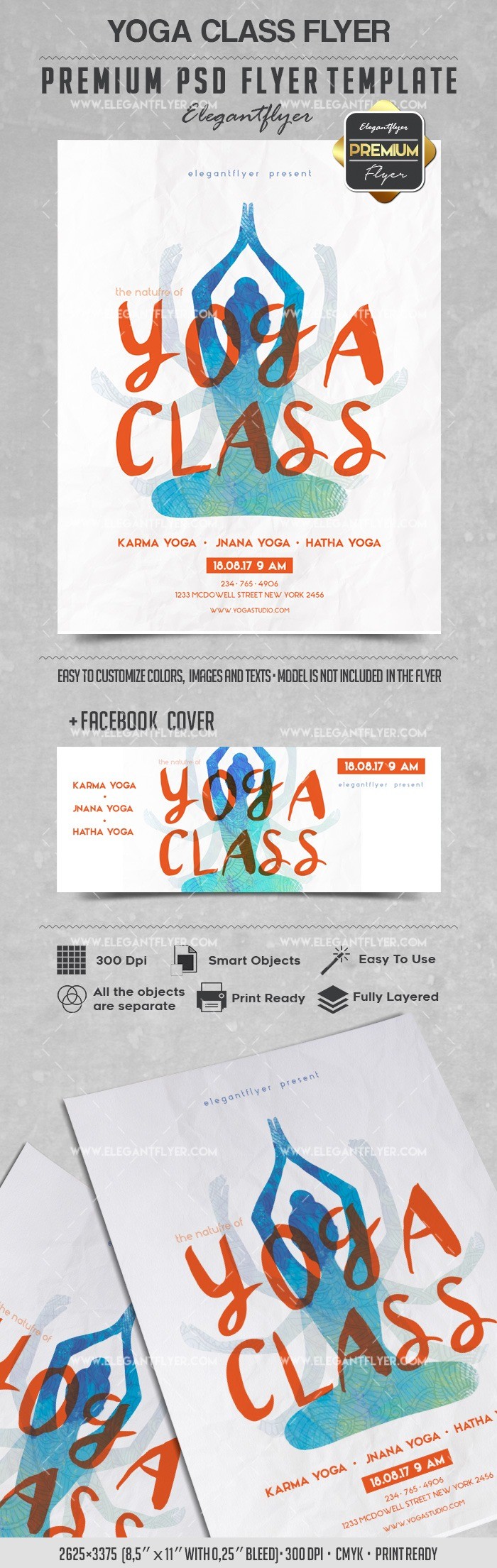 Yoga Class by ElegantFlyer