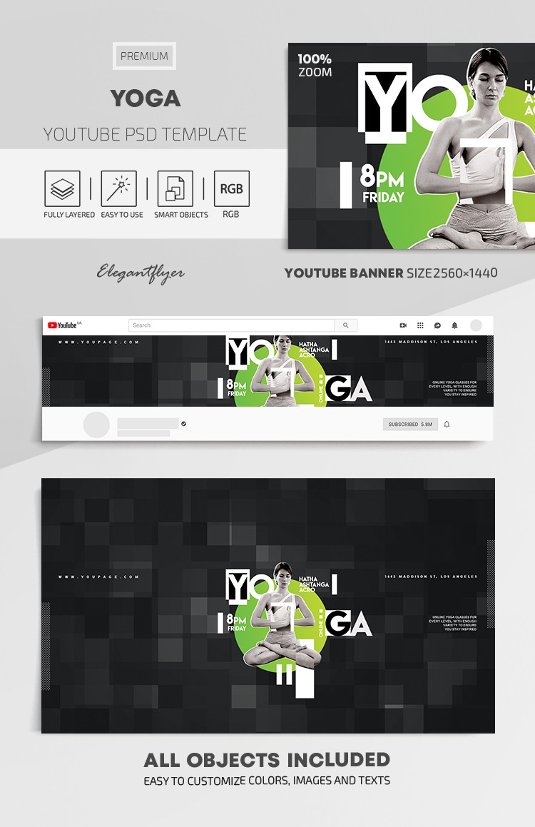 Yoga Youtube. by ElegantFlyer
