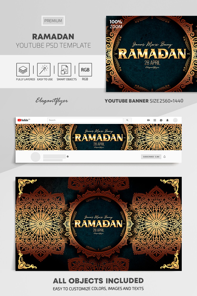 Ramadán YouTube by ElegantFlyer
