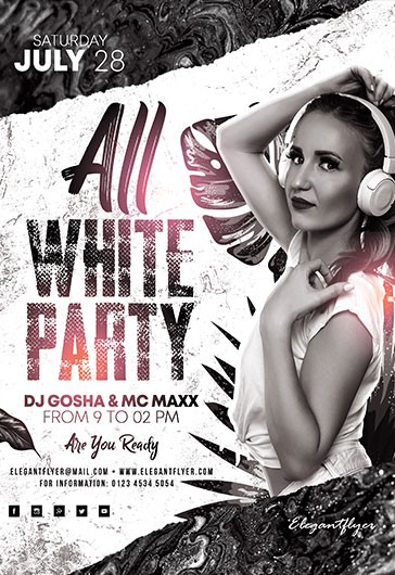 Folleto de Fiesta de Blanco Total.