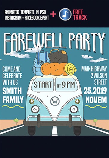 Going Away Party Flyer