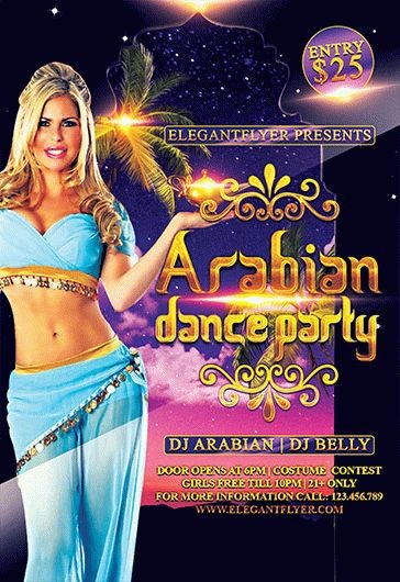 Fête de danse arabe