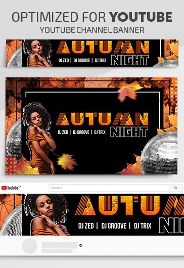 Noite de outono no Youtube.