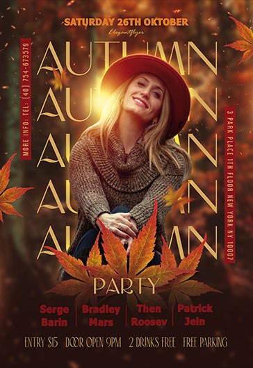 Autumn Party Flyer - Fall Festival