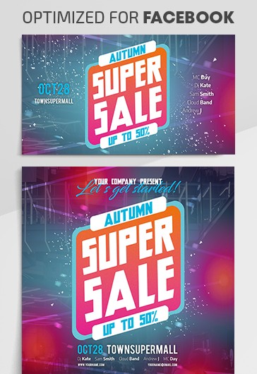 Herbstverkauf auf Facebook