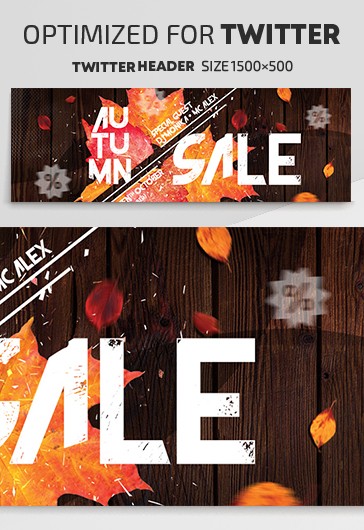 Brown Simple Autumn Sale Premium Social Media Template PSD | by ...