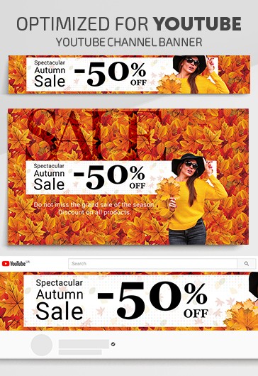 Autumn Sale Youtube - Youtube Templates