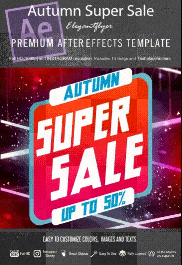 Autumn Sale After Effects - After Effects