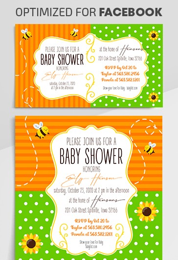 Baby Shower Facebook - Facebook Vorlagen