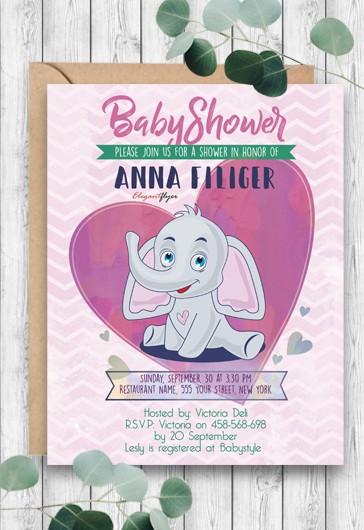 Zaproszenie na baby shower