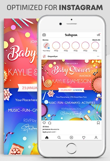Baby Shower Instagram