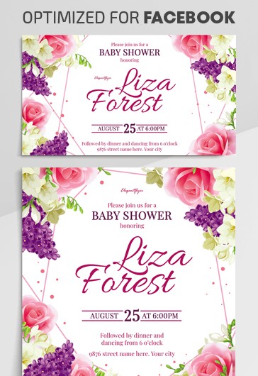 Invitation pour une Baby Shower