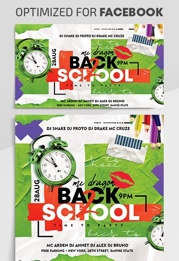 Back to School Facebook - Facebook Templates