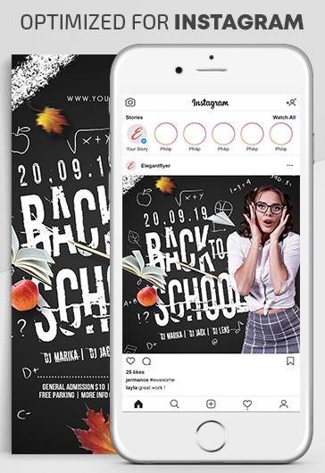 Powrót do szkoły Instagram