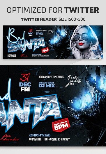 Bad Santa Party auf Twitter