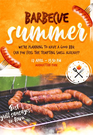 1000+ Free BBQ Flyer Templates (PSD) - by Elegantflyer