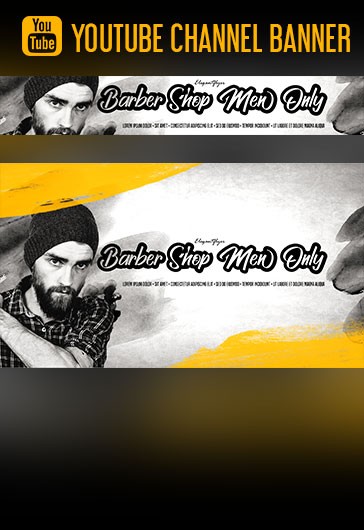 Barbearia somente para homens no Youtube