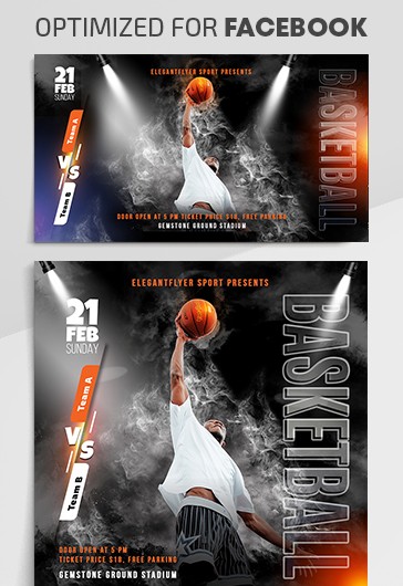 Basketball Free Facebook Cover Template In PSD Post Event Cover   Basketball Free Facebook Cover Template In Psd Post Event Cover 77723 