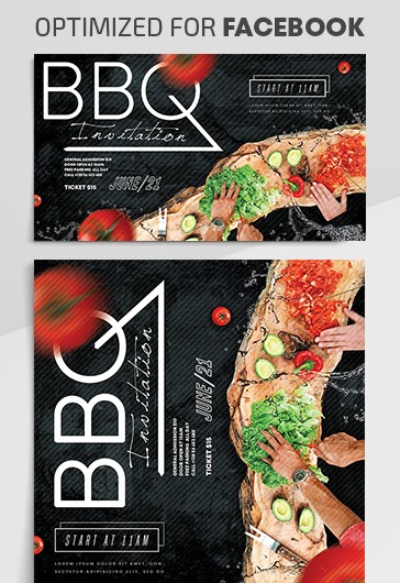 BBQ Invitation Facebook