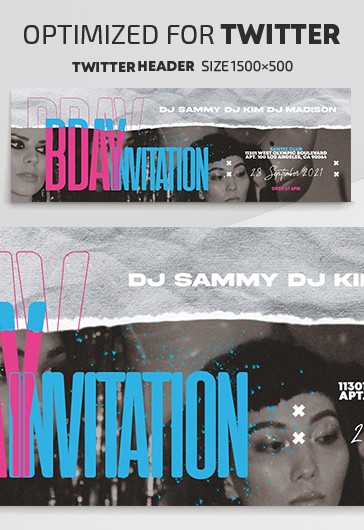 Invito compleanno Twitter