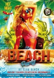 Beach Party Flyer