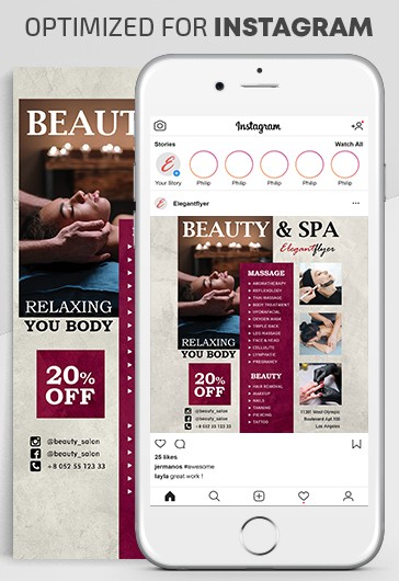 Belleza y Spa Instagram.
