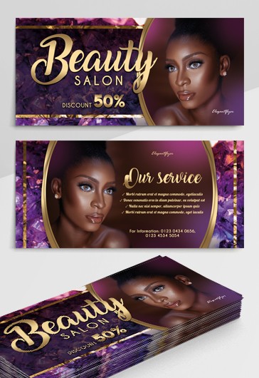 Beauty Salon Gift Certificate