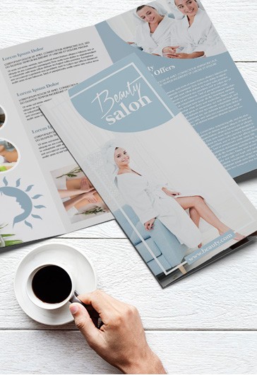 Beauty Salon Tri-Fold Brochure
