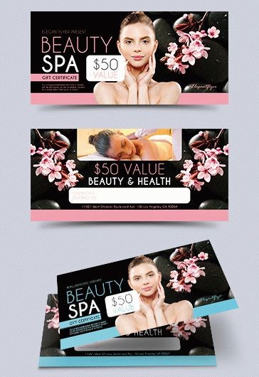 Beauty Spa - Premium Gift Certificate PSD Template - 10020342 | by ...