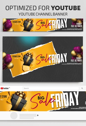 Big Sale Friday Youtube - Youtube Templates